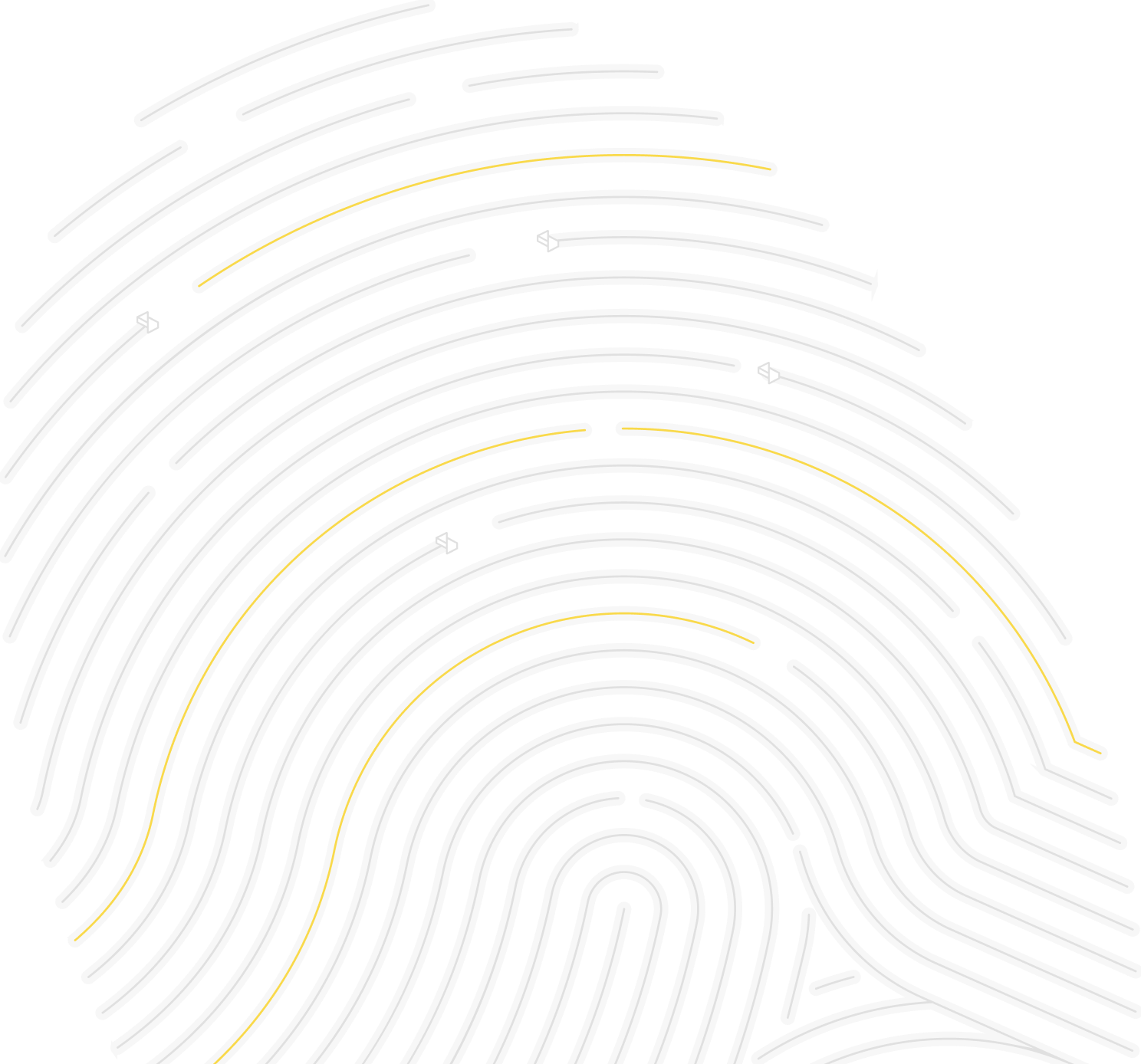 Abstract fingerprint pattern background for dynamic TLS fingerprinting feature