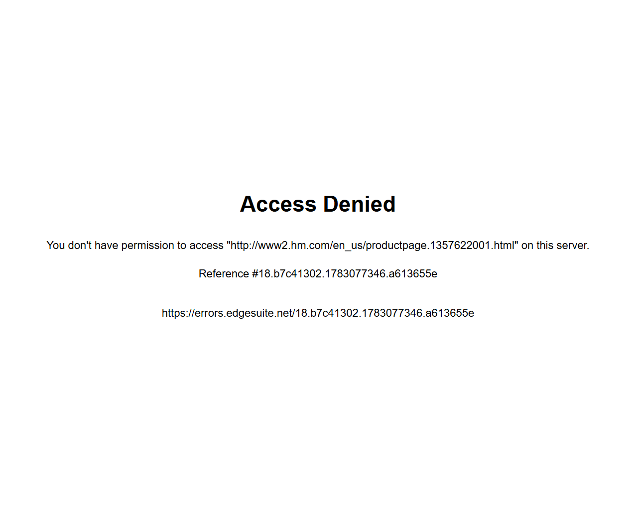 Akamai WAF. 403 Access Denied. Handled.