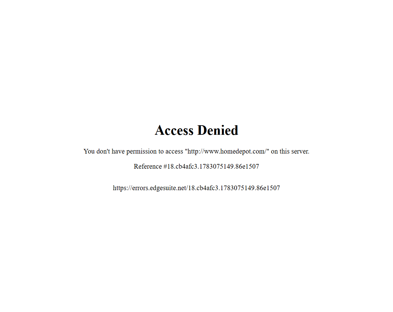 Akamai. Access Denied Bot Block. Handled.