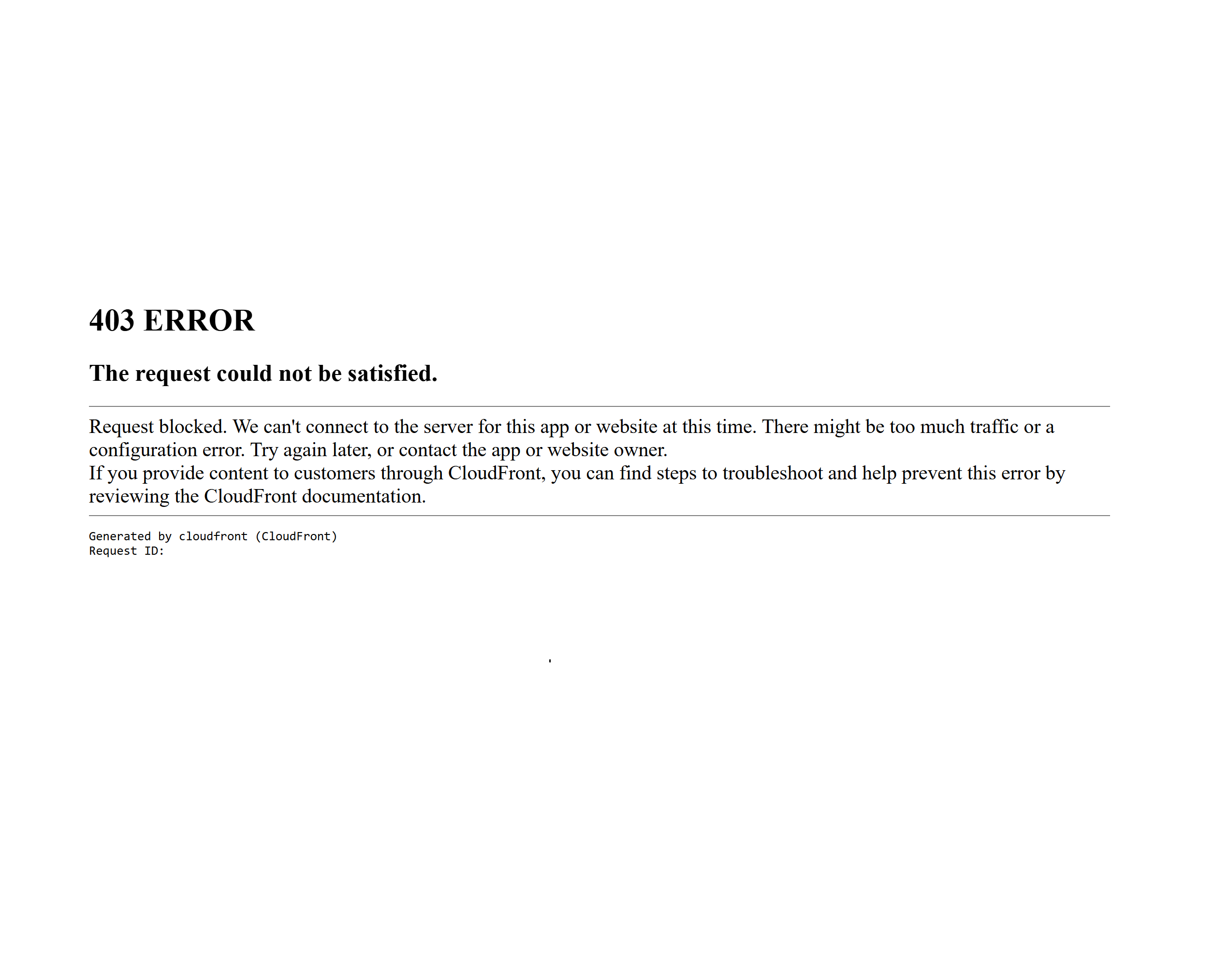 CloudFront WAF. Instant Blocks. Handled.