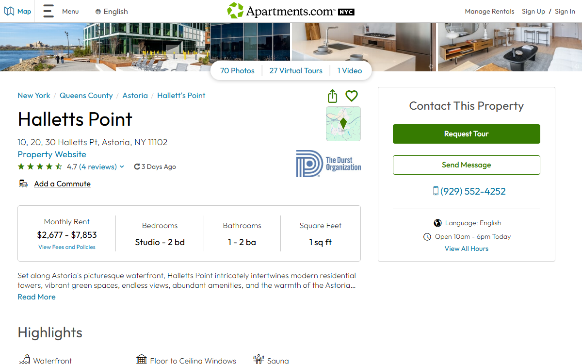 Apartments.com screenshot