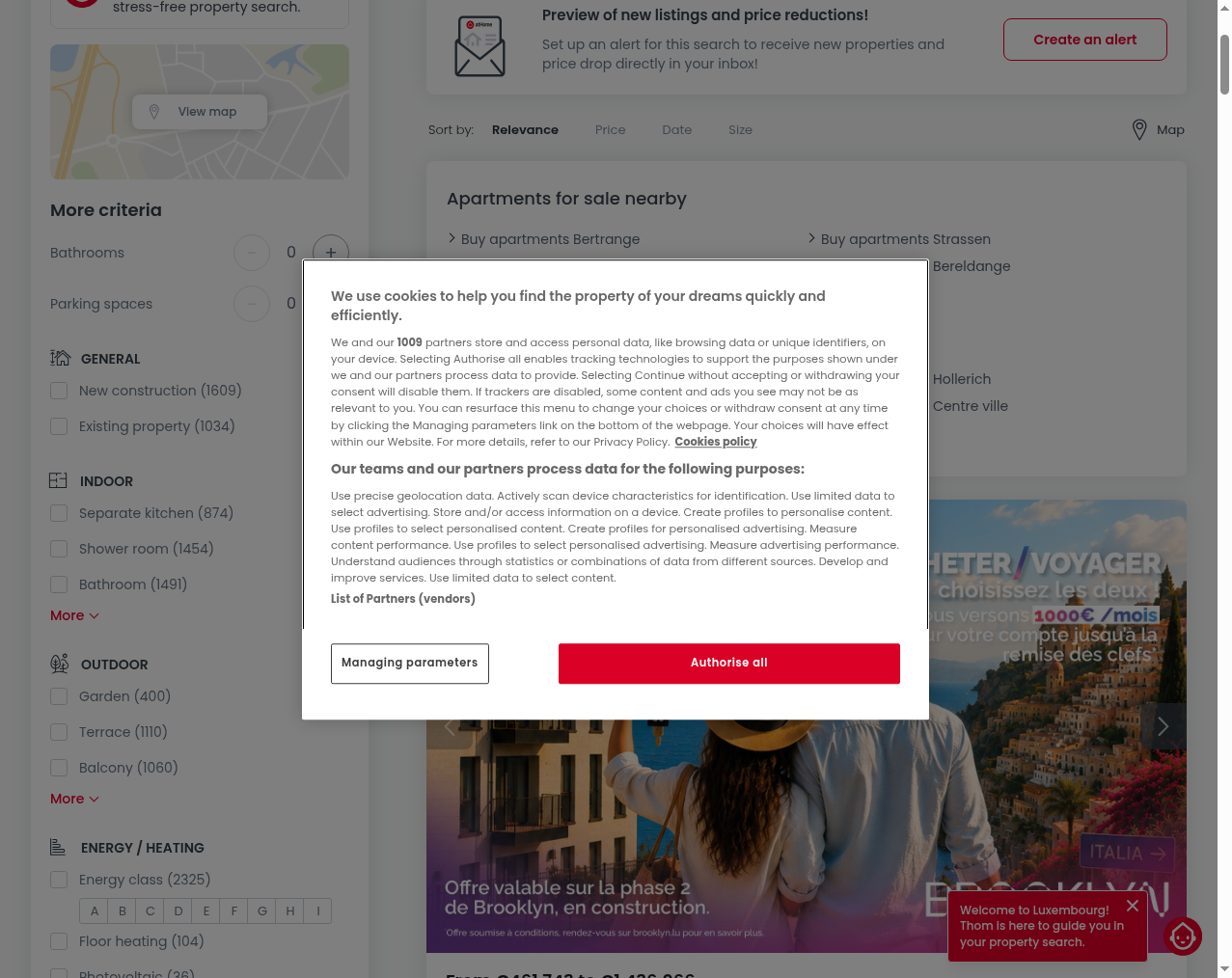1.5M Monthly Visits. The Whole Luxembourg Market. One API.