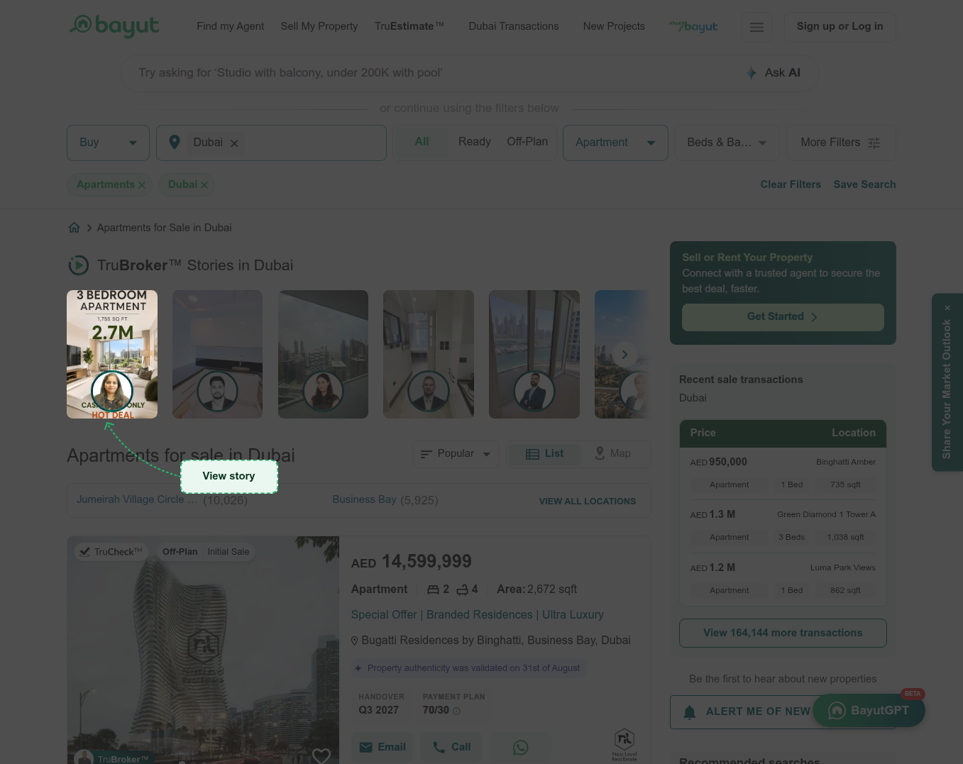 8.4M Monthly Visits. Dubai and Abu Dhabi Listings. One API.