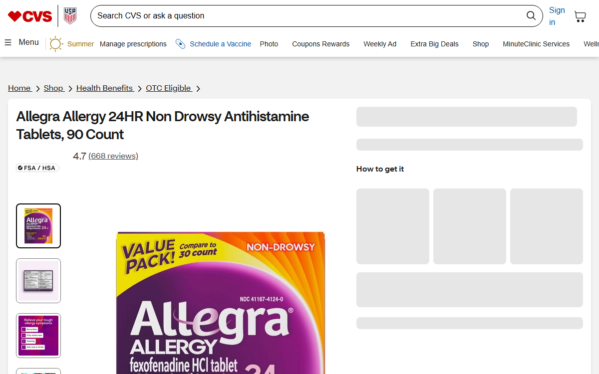 CVS Pharmacy screenshot