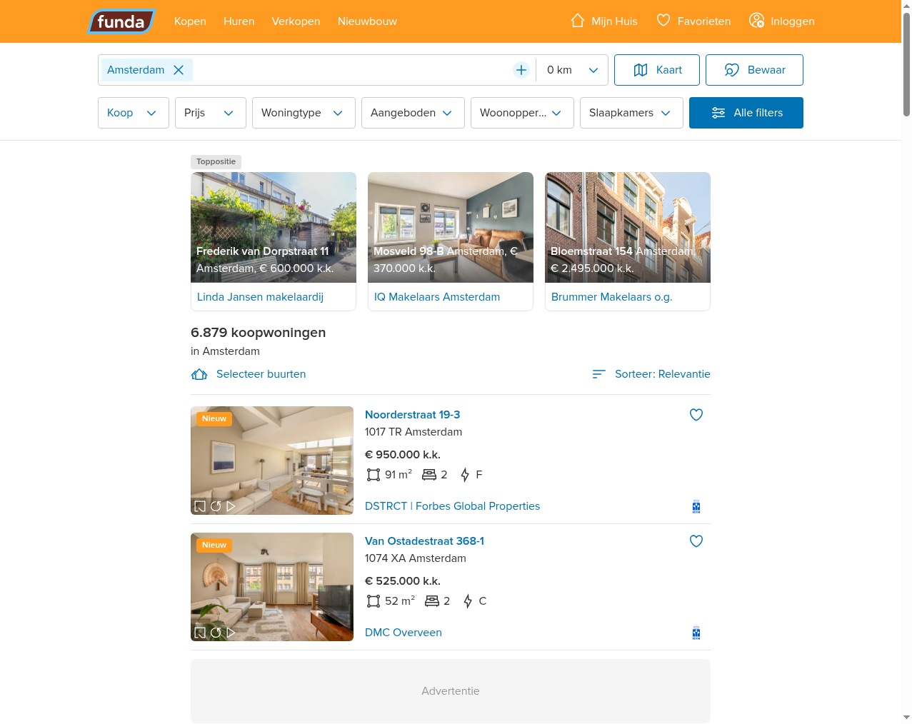 32.5M Monthly Visits. The Netherlands' #1 Real Estate Portal. One API.