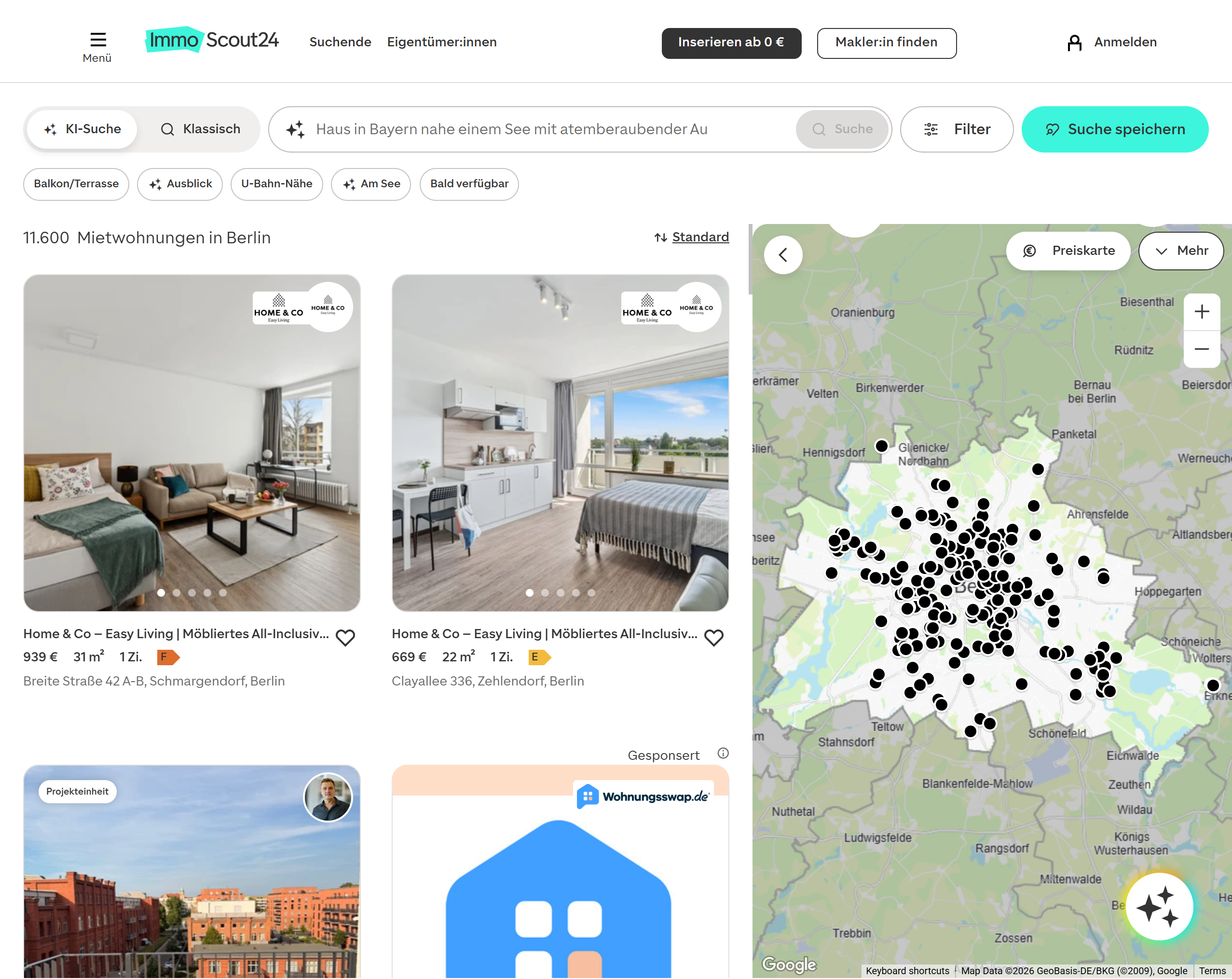 36M Monthly Visits. Germany's #1 Real Estate Portal. One API.