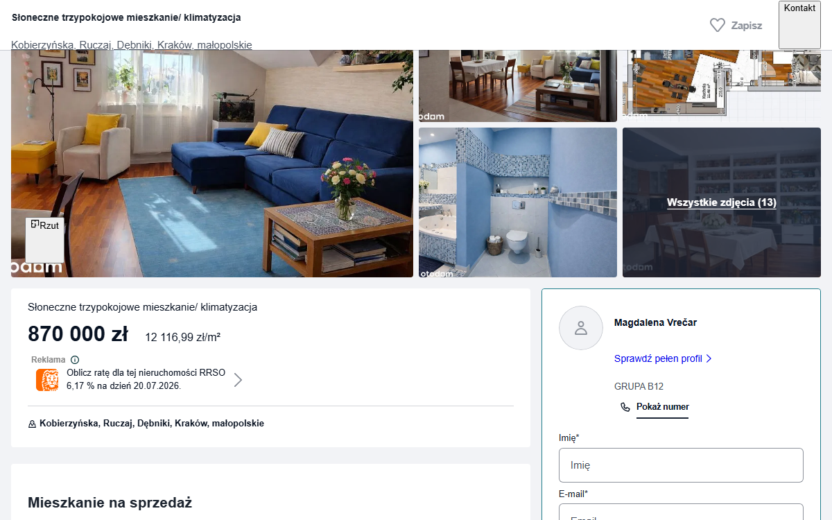 Otodom screenshot