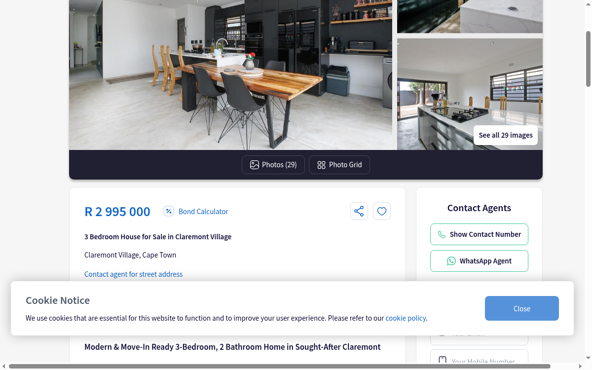 Property24 screenshot