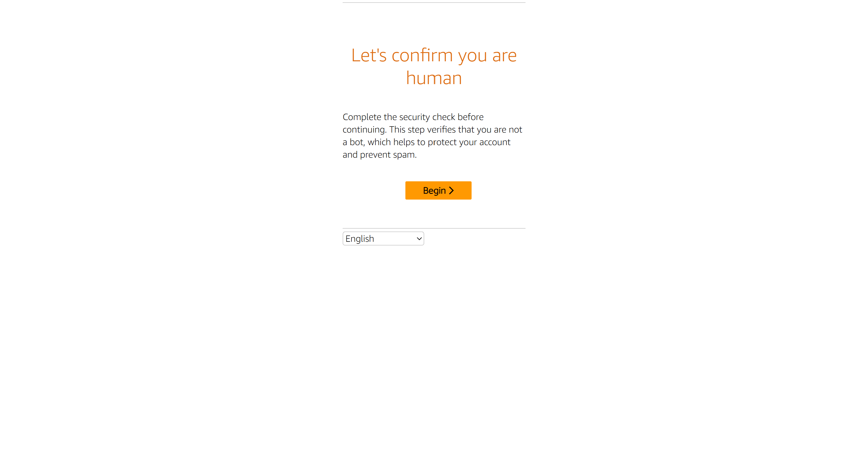The AWS WAF human verification CAPTCHA on the Redfin website