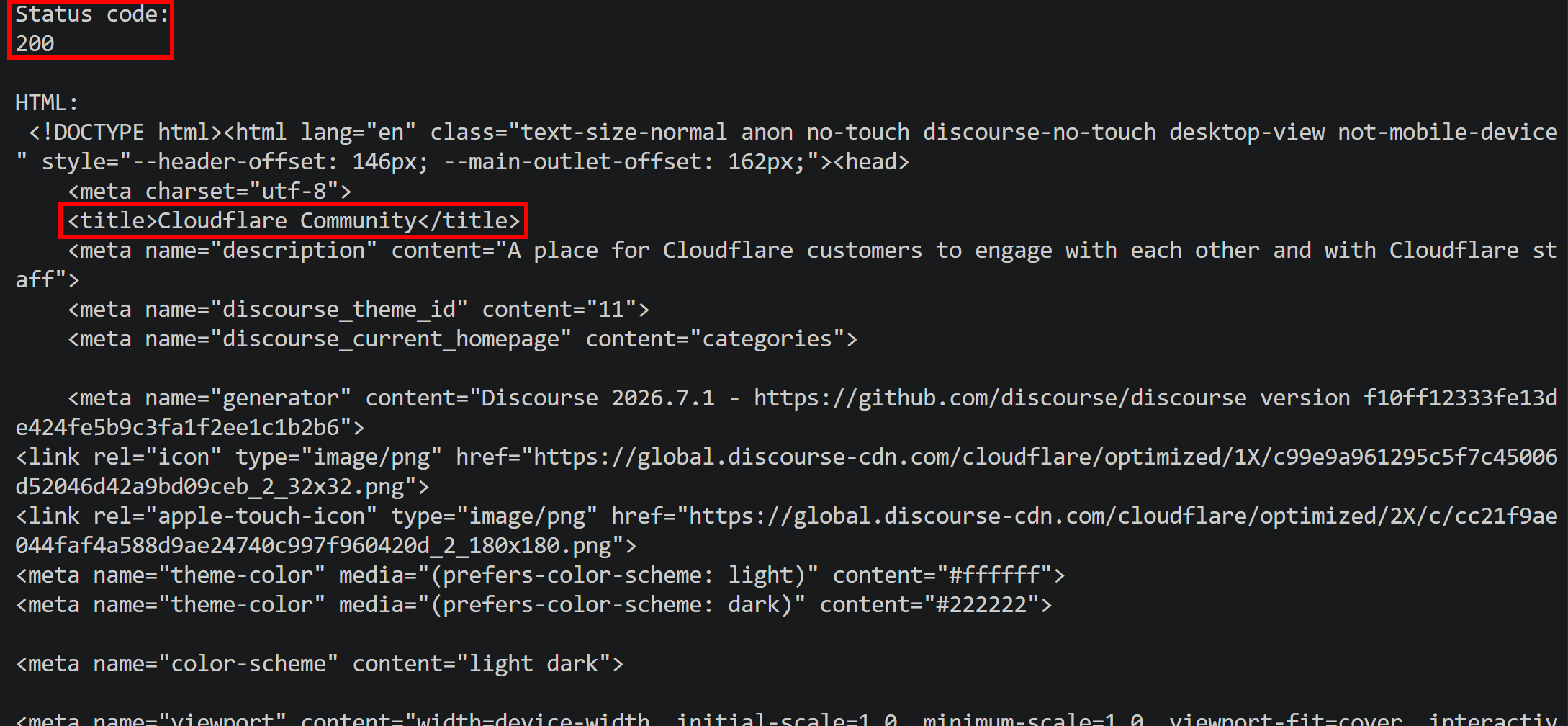 Scrape.do Web Scraping API bypassed the Cloudflare Turnstile CAPTCHA successfully