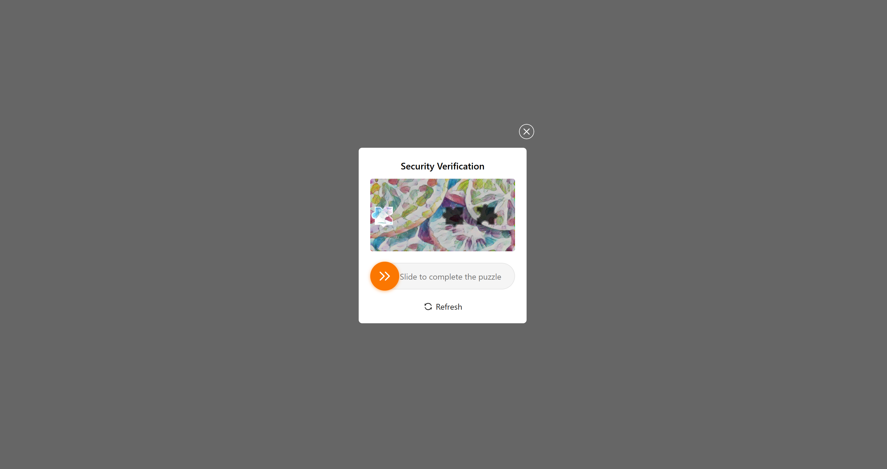 The custom Temu puzzle CAPTCHA