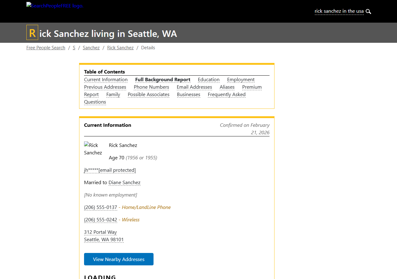 searchpeoplefree scraper