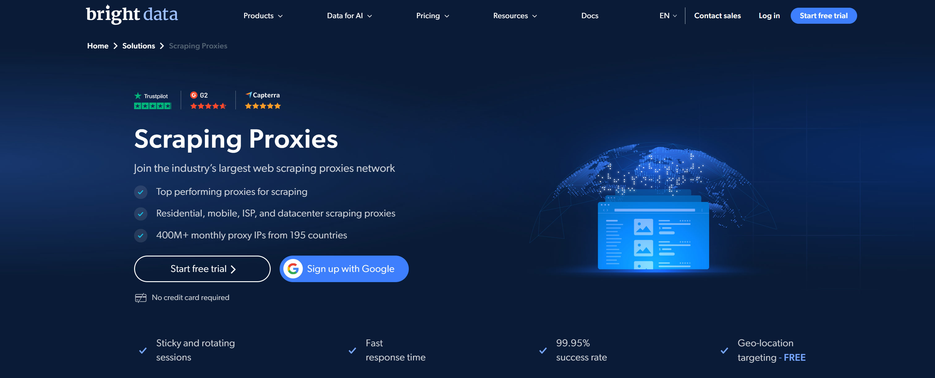 Bright Data's scraping proxies