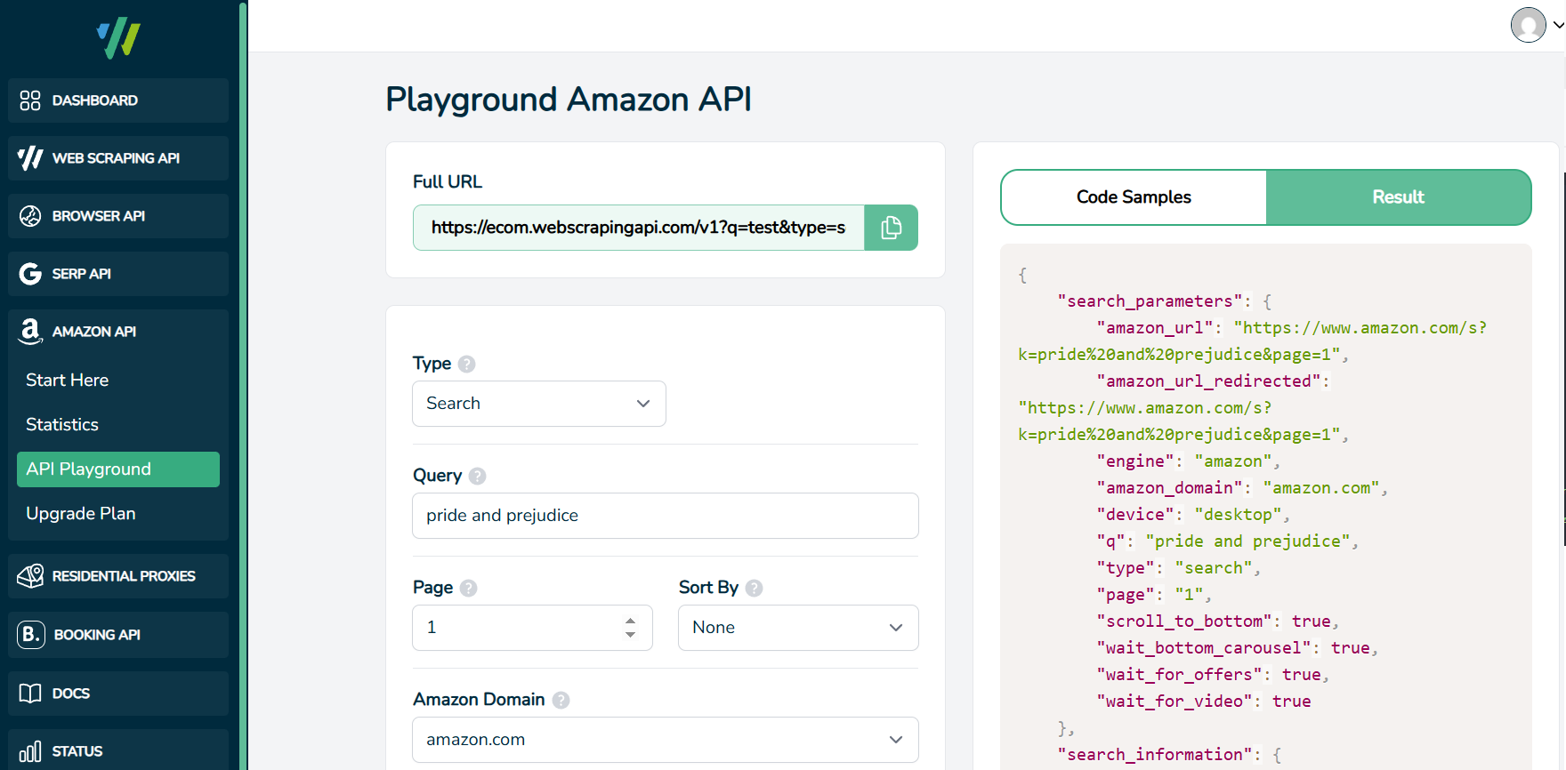 webscrapingapi amazon scraper