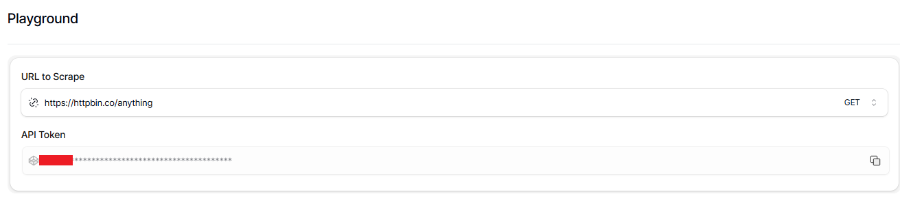 Scrape.do dashboard showing the API token field with the value highlighted, ready to be copied into the TOKEN constant at the top of each Python code block